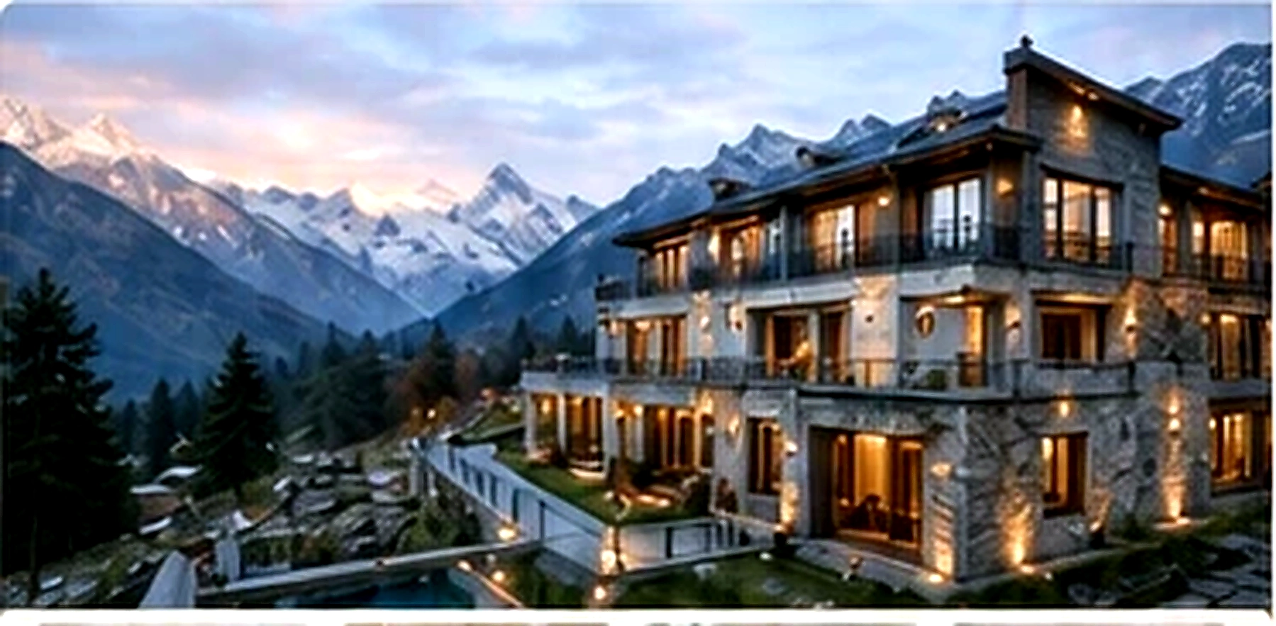 Representative premium mountain stay option in Auli